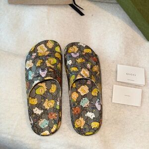 Gucci x Pikarar Platform Slides – Size 39